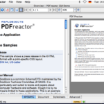برنامج PDFreactor