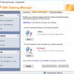 برنامج WiFi Sharing Manager