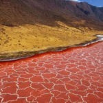 بحيرة الدماء في تنزانيا